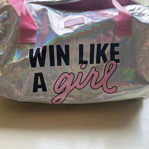 Girls Win Like a Girl duffel bag - Limited Too duffel bag
